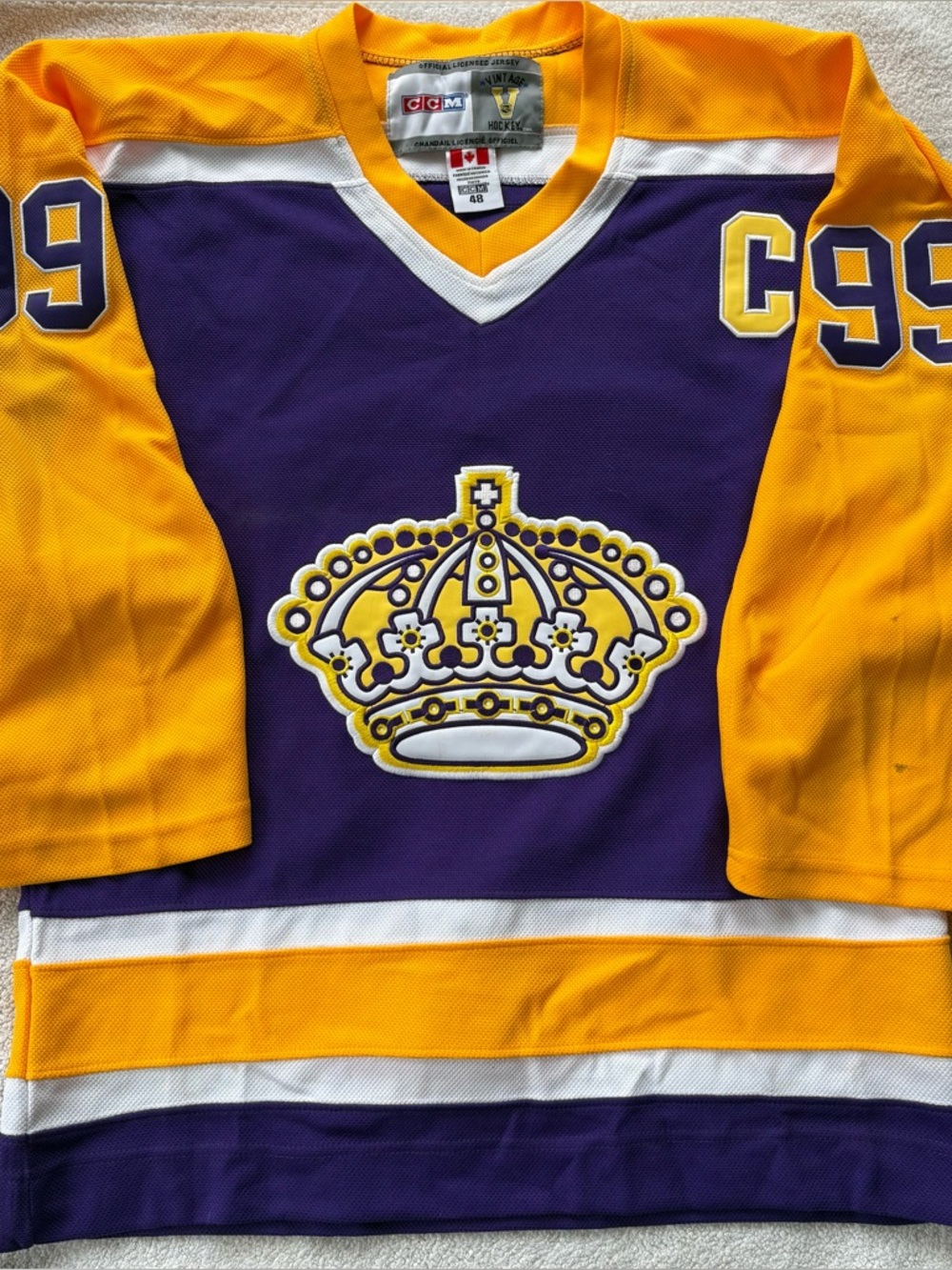 Wayne Gretzky LA Kings Official Licensed Jersey